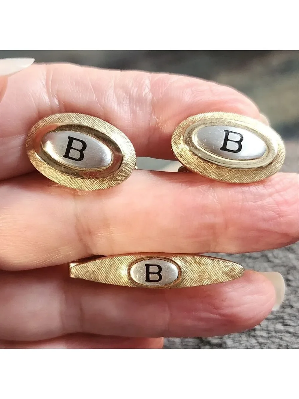 Shields Fifth Ave Gold & Silver Monogram 